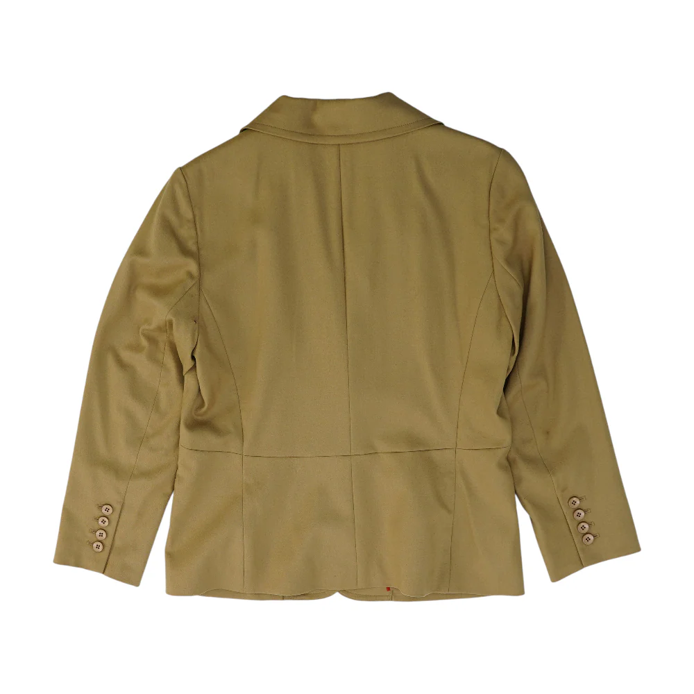 Khaki Petite Solid Blazer - Image 2