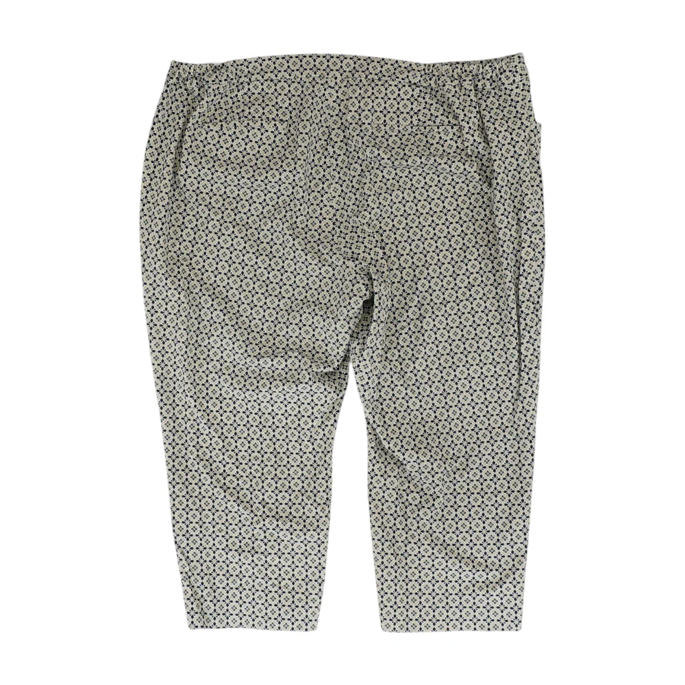 Beige Plus Print Regular Pants - Image 2