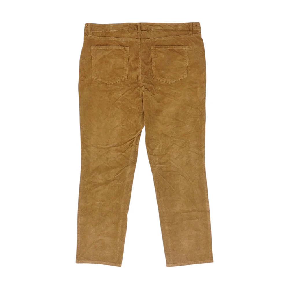 Brown Petite Straight Pants - Image 2