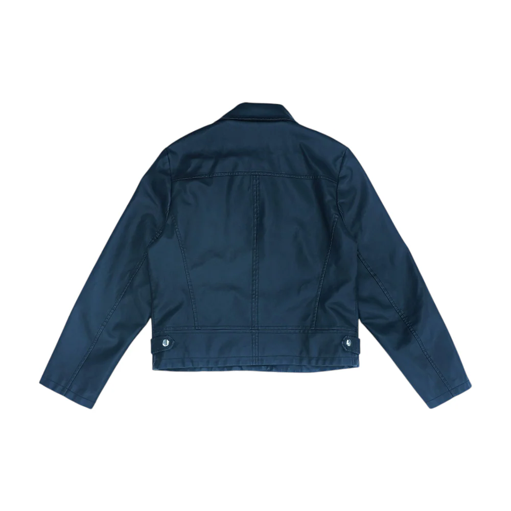 Black Solid Jacket - Image 2