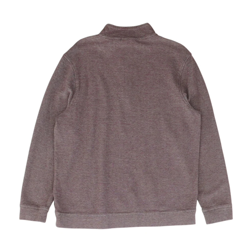 Maroon Solid 1/4 Zip Pullover - Image 2