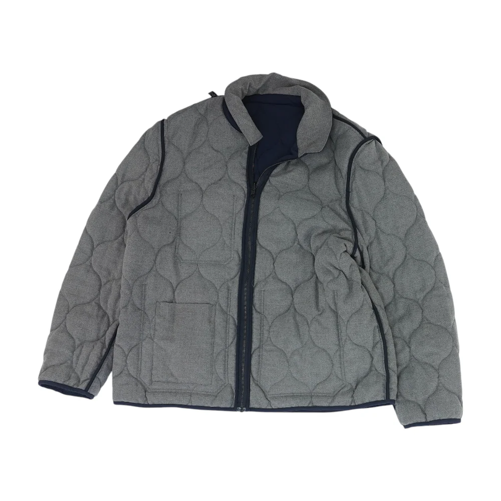 Navy Solid Jacket - Image 3