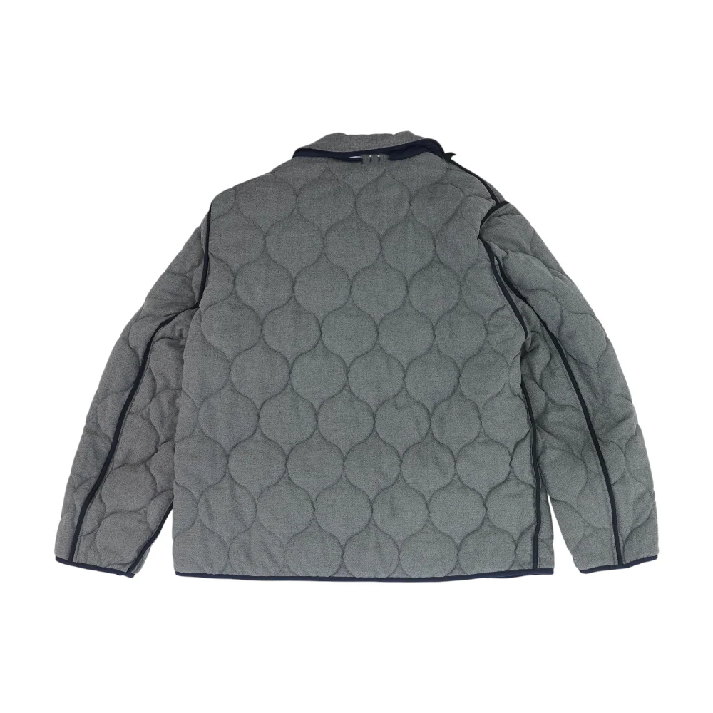 Navy Solid Jacket - Image 4