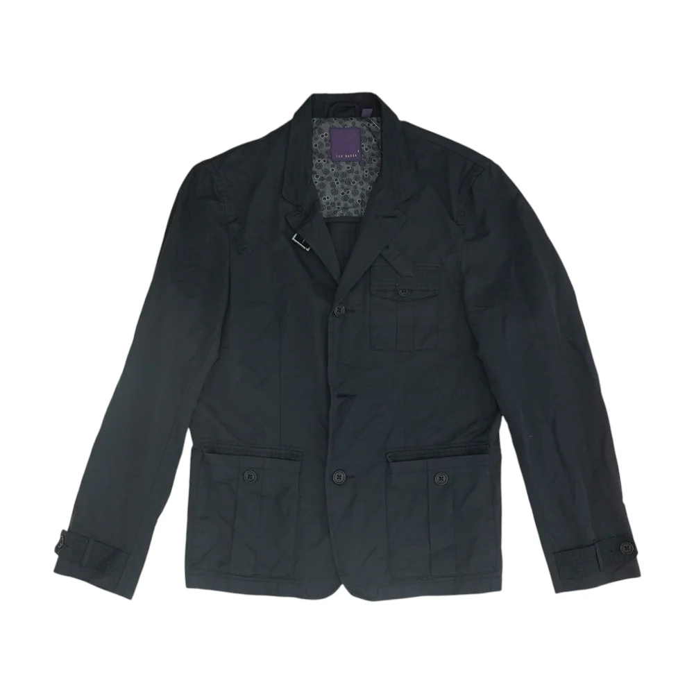 Navy Solid Jacket
