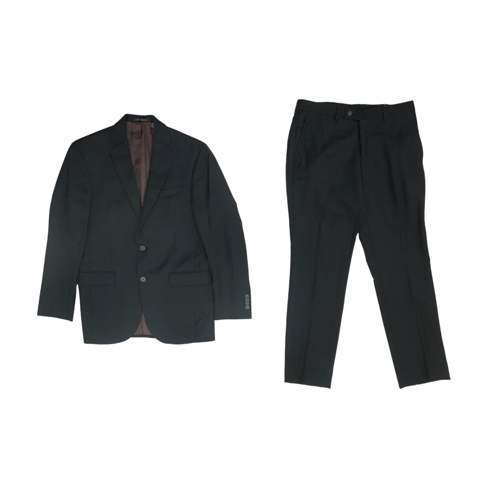 Black Short Solid Suit