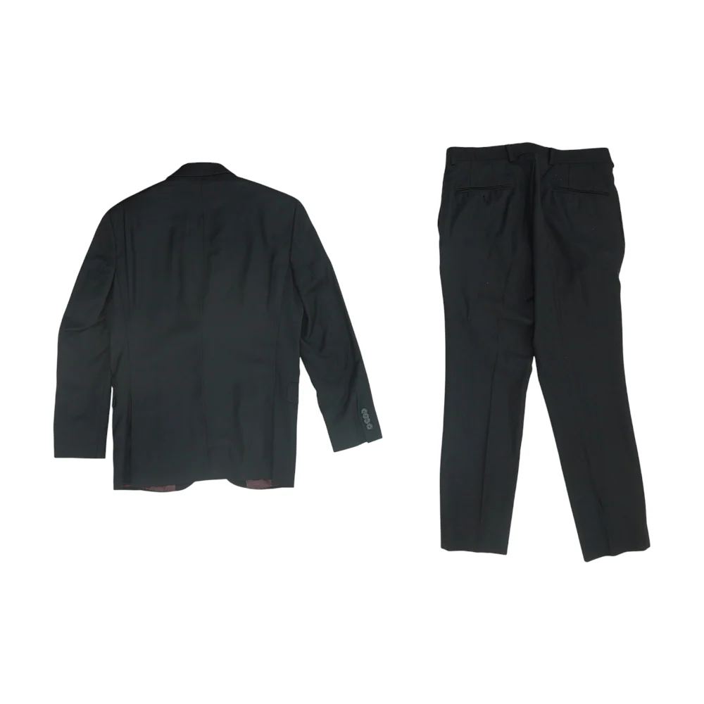 Black Short Solid Suit - Image 2