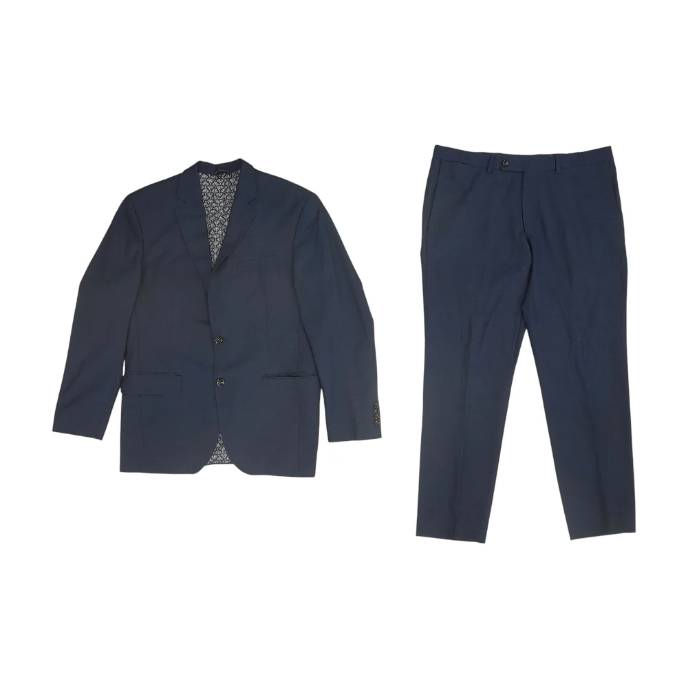 Navy Solid Suit