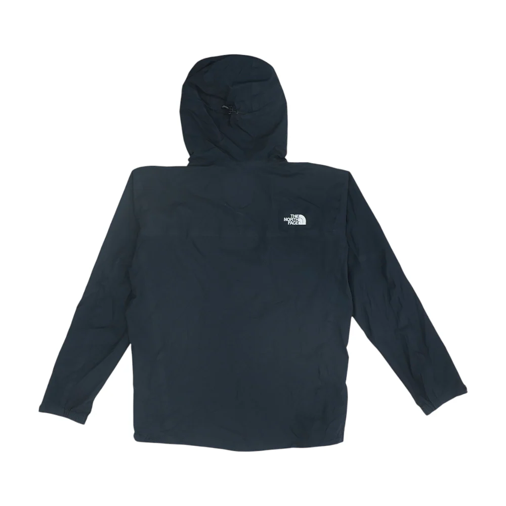Black Solid Rain Jacket - Image 2