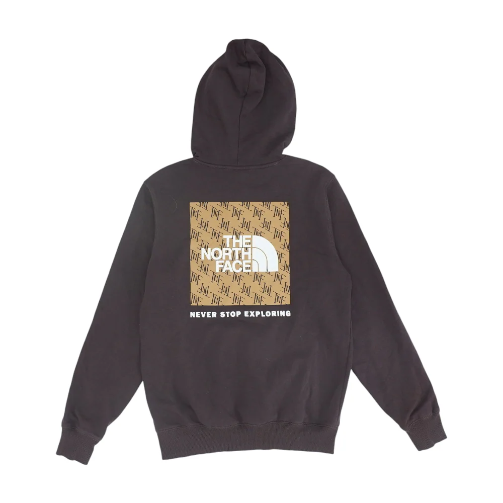 Brown Solid Hoodie Pullover - Image 2