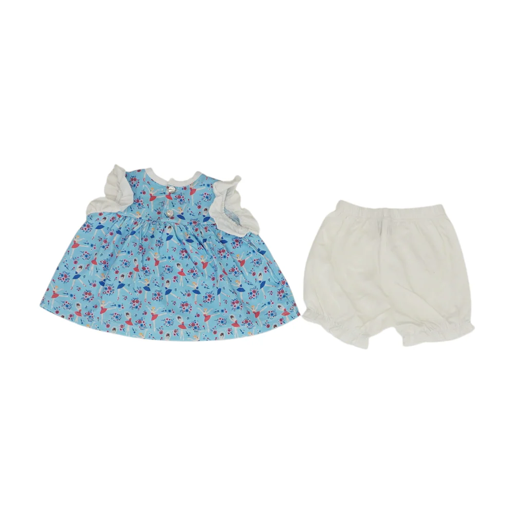 Blue Print Short Sleeve Set - Image 2