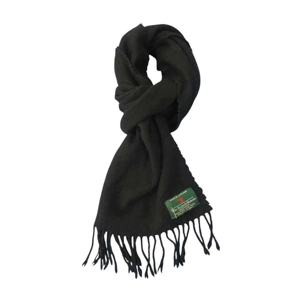 Black Wool Scarf