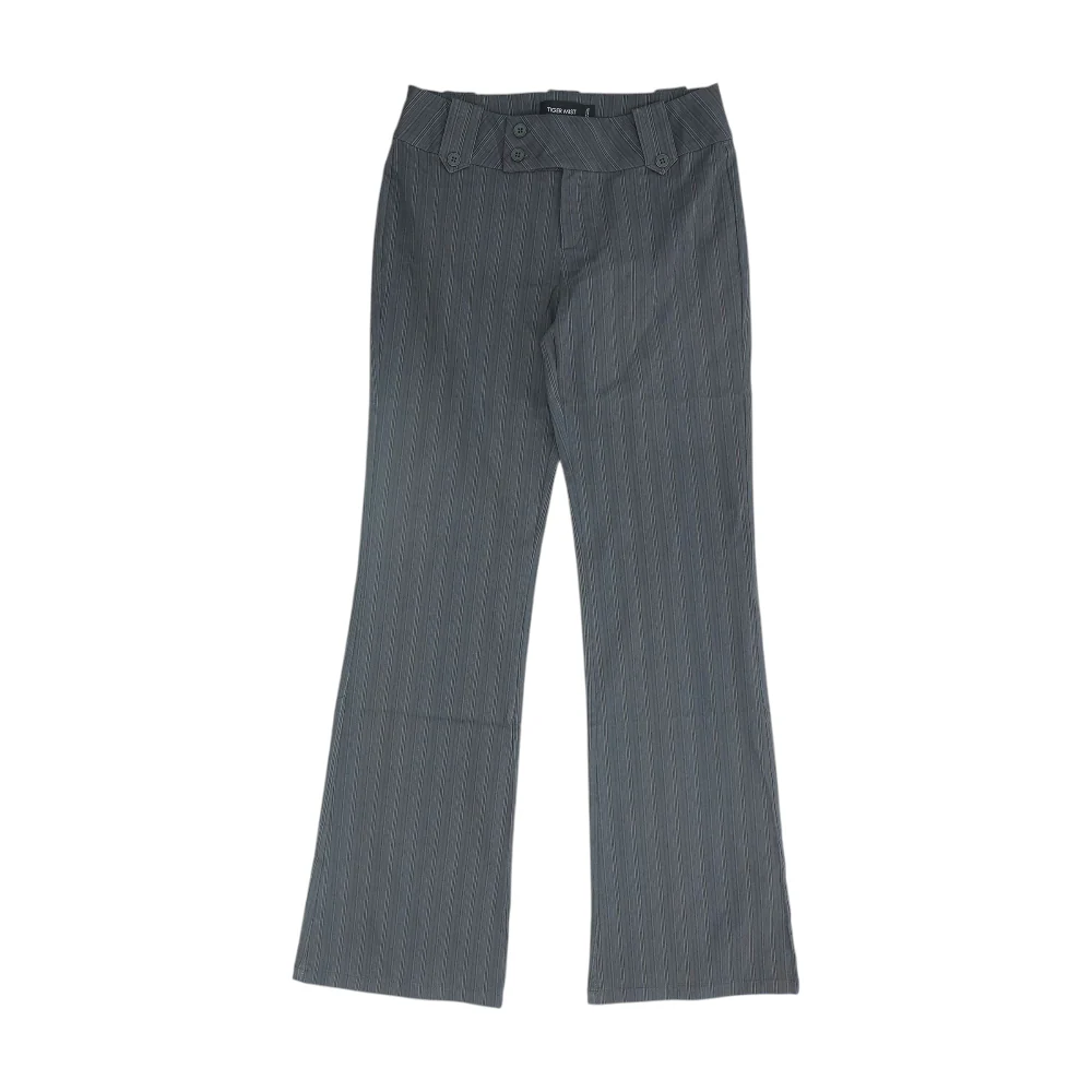 Charcoal Striped Pants