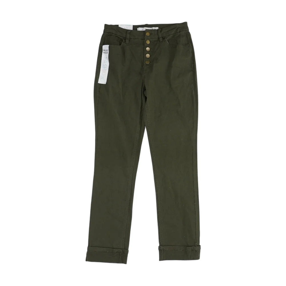 Green Slim Pants