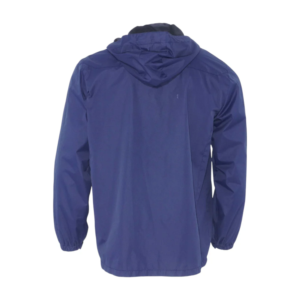 Navy Solid Rain Jacket - Image 2