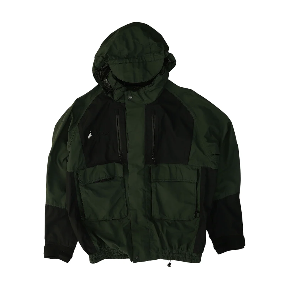 Green Color Block Active Jacket