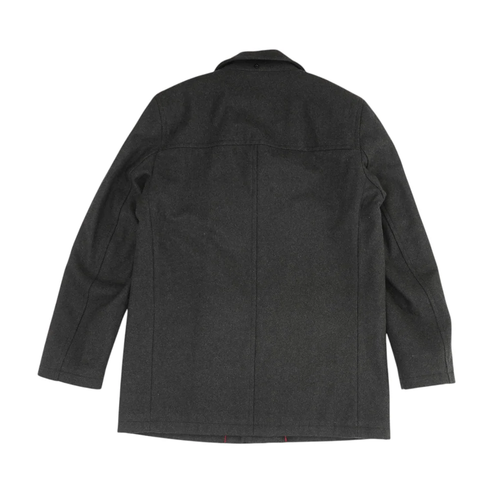 Charcoal Solid Coat - Image 2