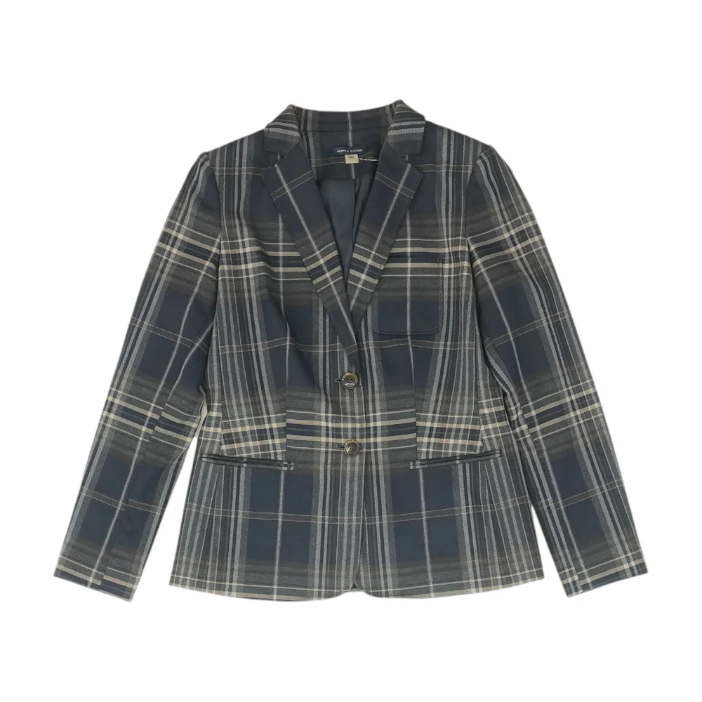 Black Plaid Blazer