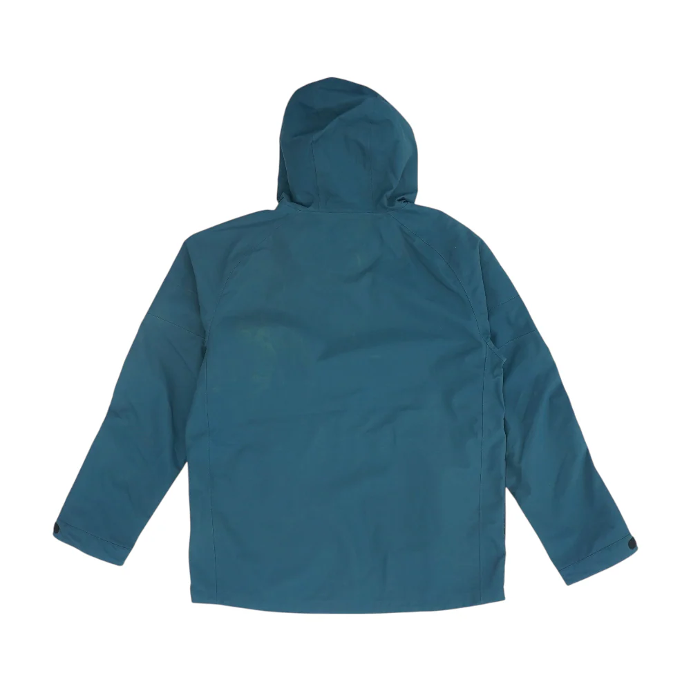 Teal Solid Rain Jacket - Image 2