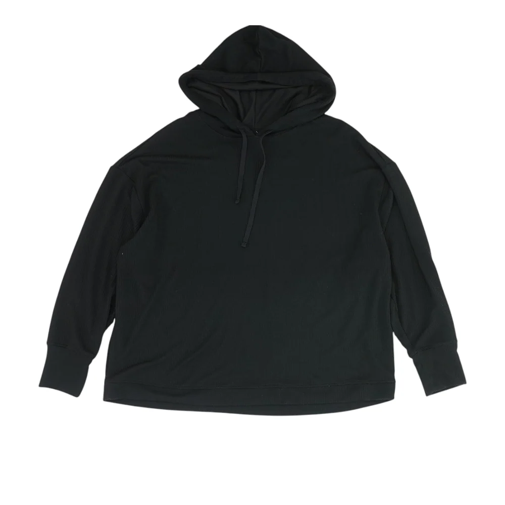 Black Plus Solid Pajama Top