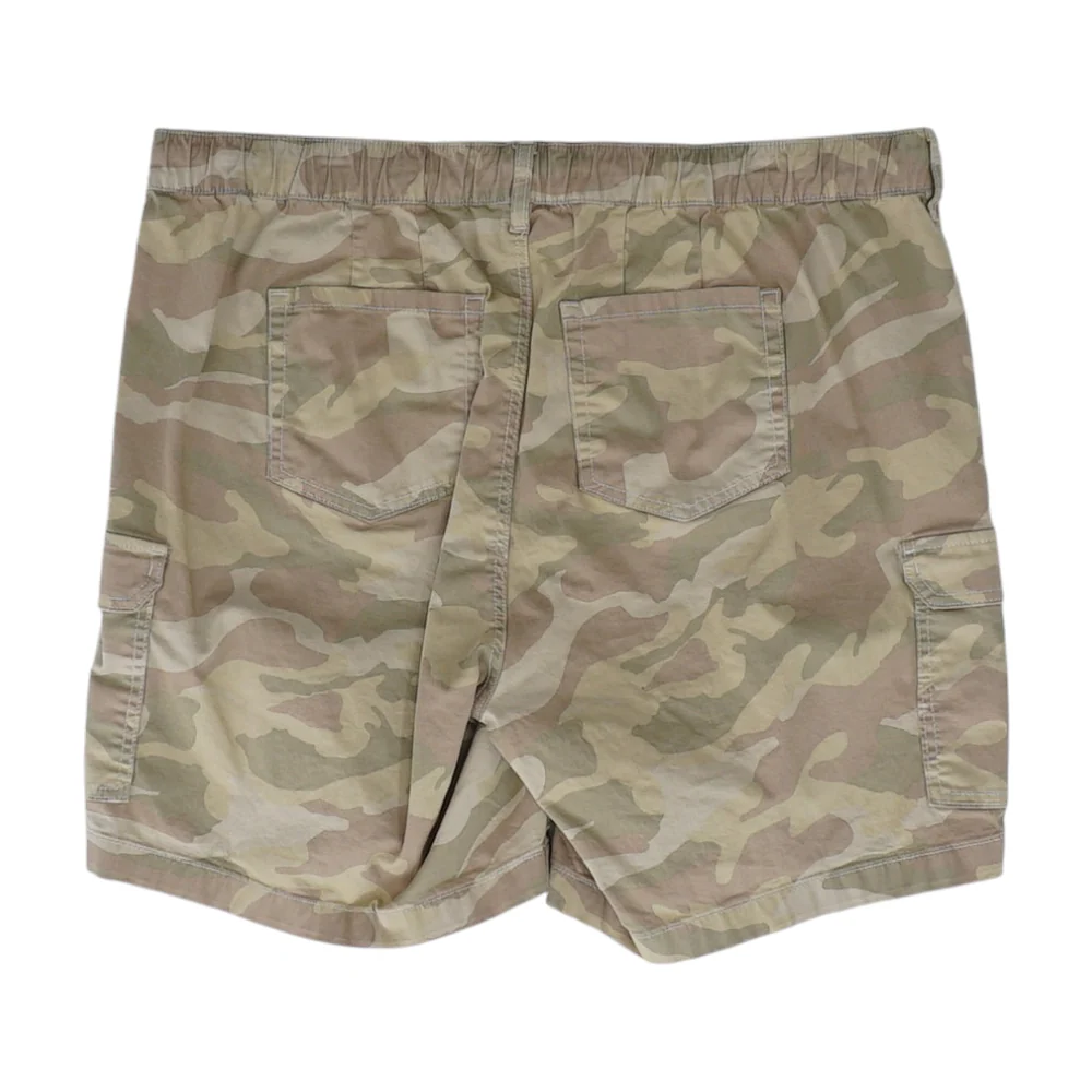 Tan Plus Camo Active Shorts - Image 2