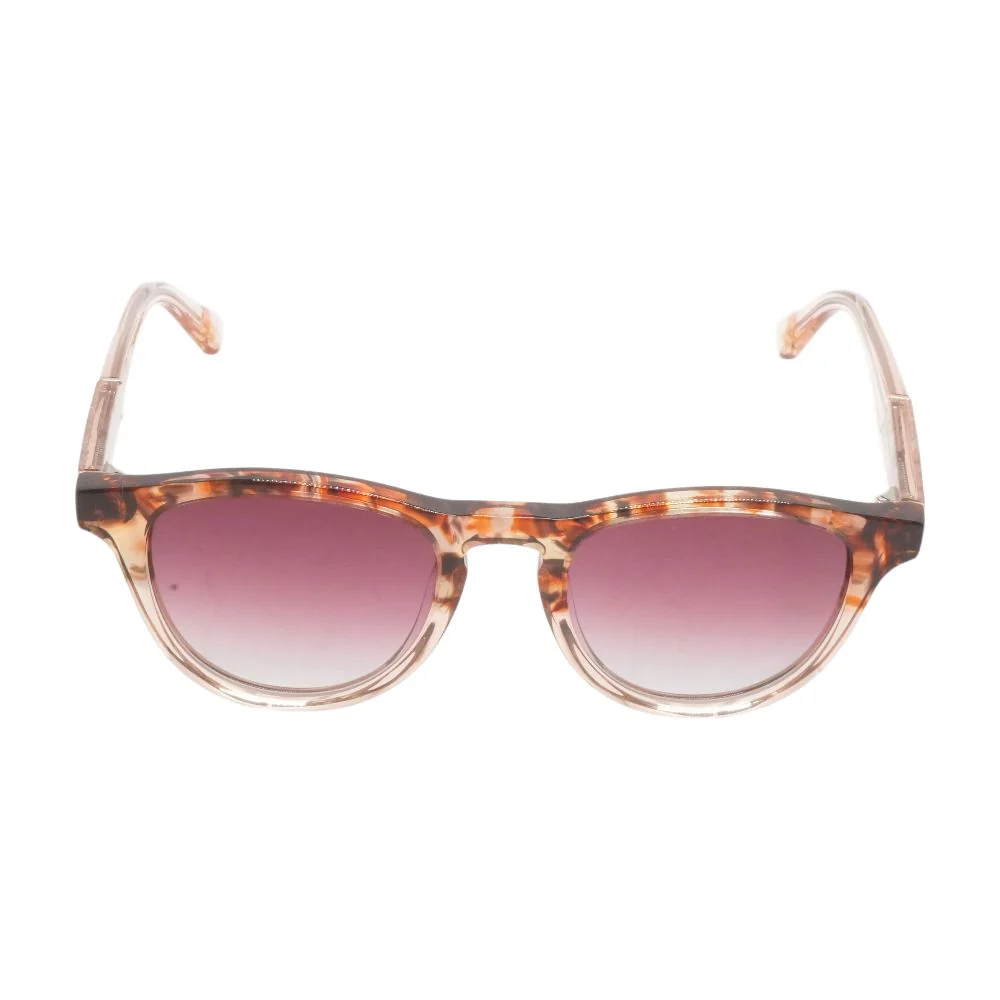 Tortoise Francis Round Sunglasses - Image 2