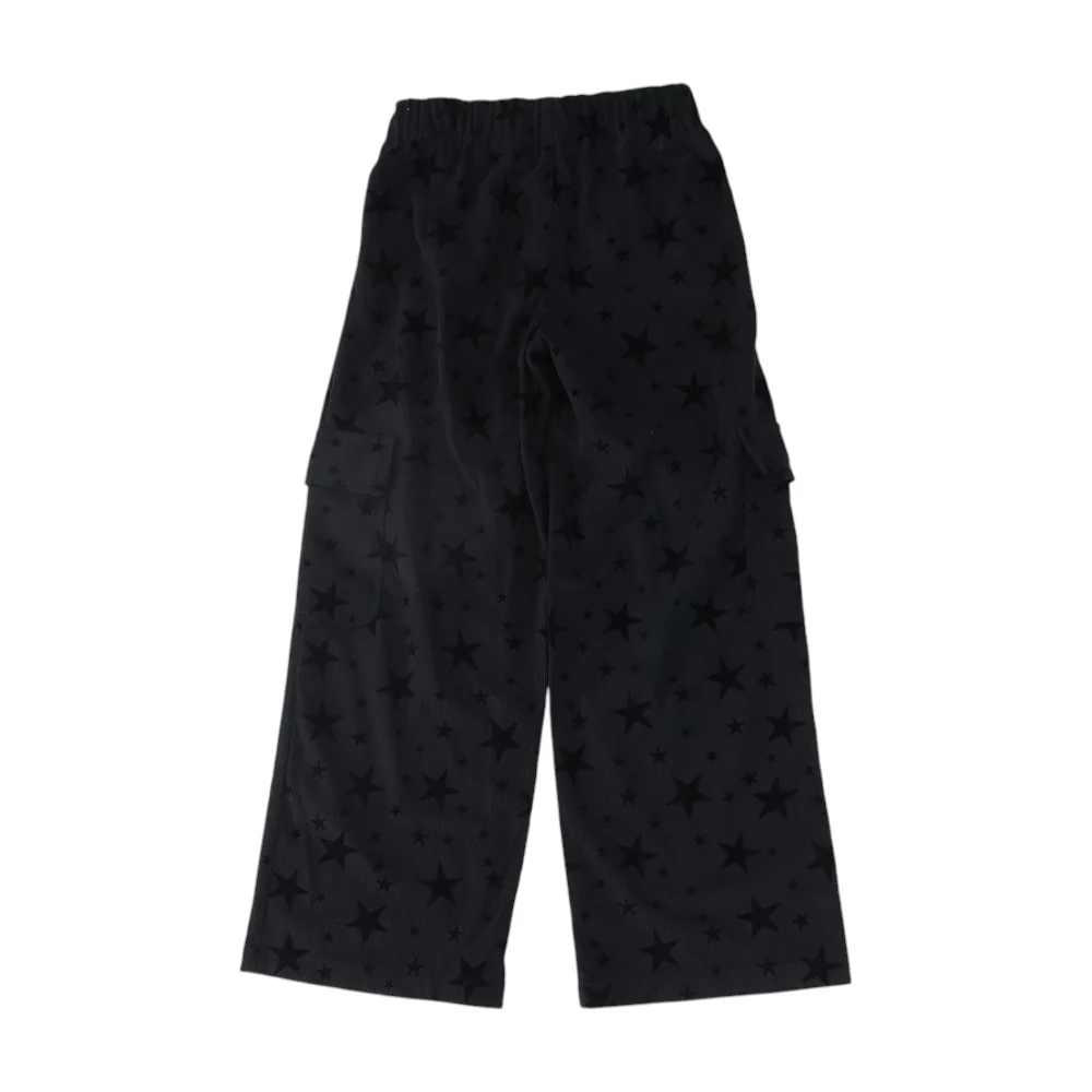 Black Print Chino Pants - Image 2
