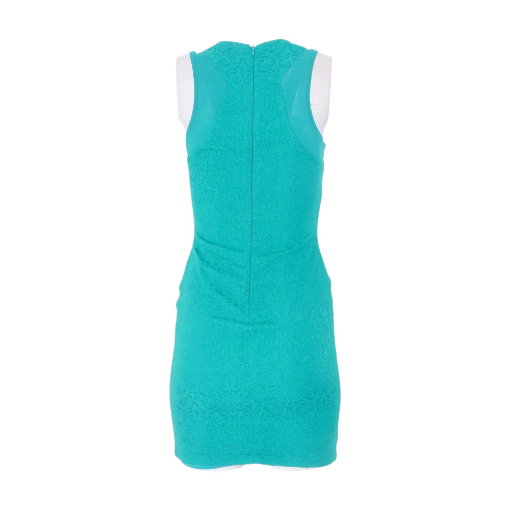 Green Print Mini Dress - Image 2