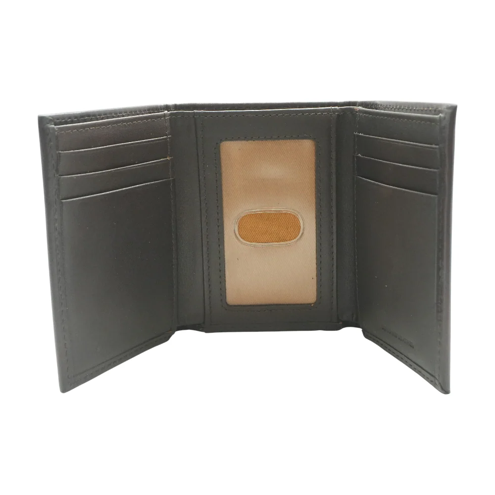 Brown Trifold Wallet - Image 3