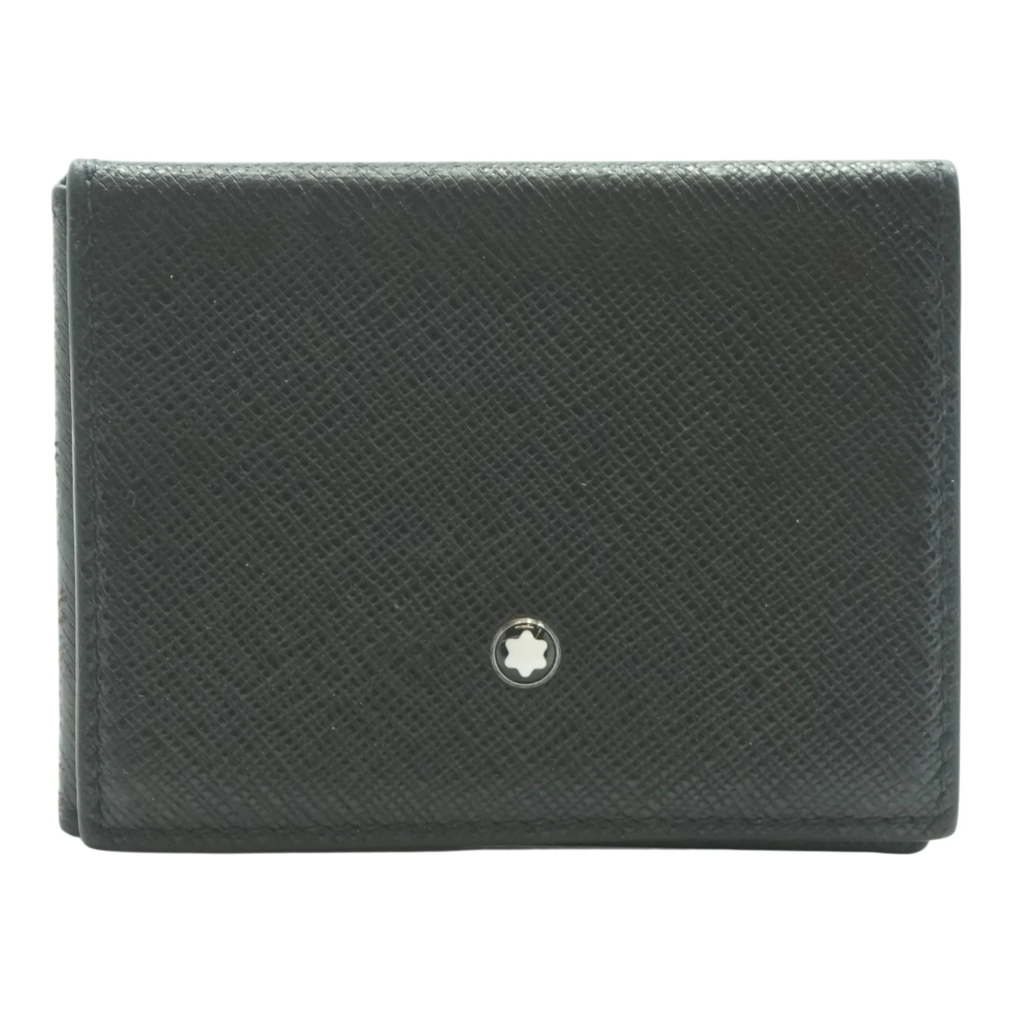 Black Sartorial Trio 4CC Leather Card Holder