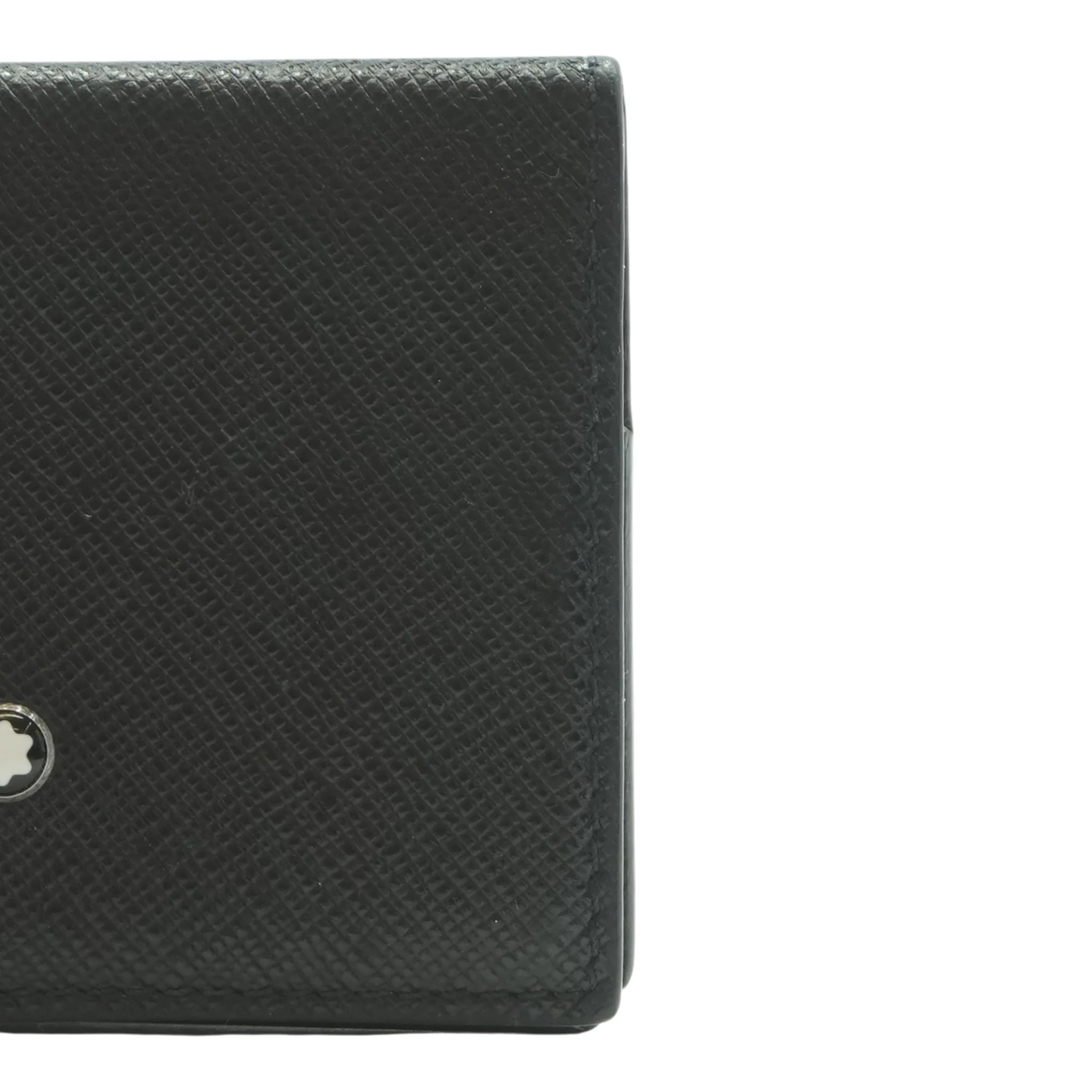 Black Sartorial Trio 4CC Leather Card Holder - Image 6