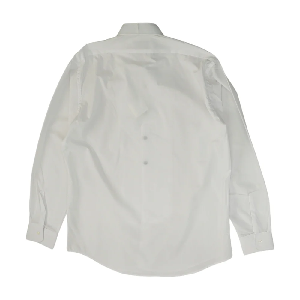 White Solid Tuxedo Button Down - Image 2