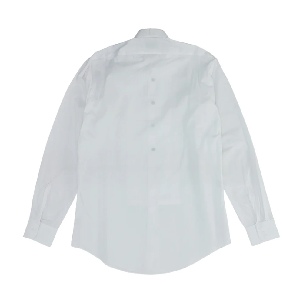 White Solid Tuxedo Button Down - Image 2