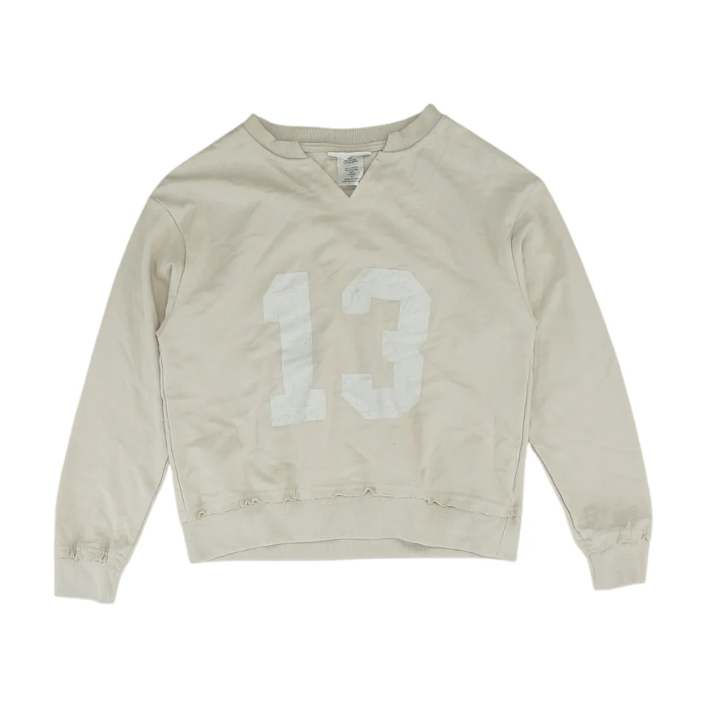 Beige Sweatshirt Pullover