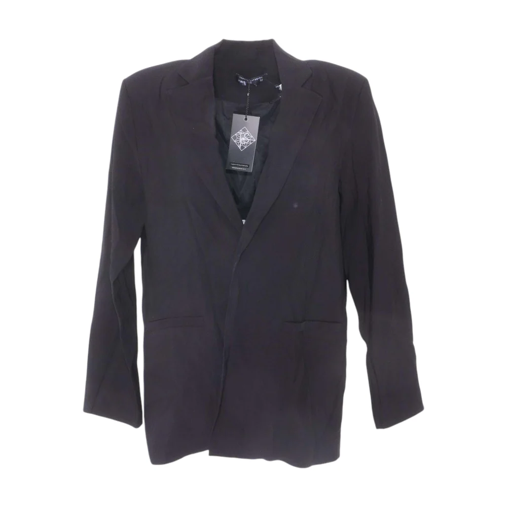 Black Solid Blazer