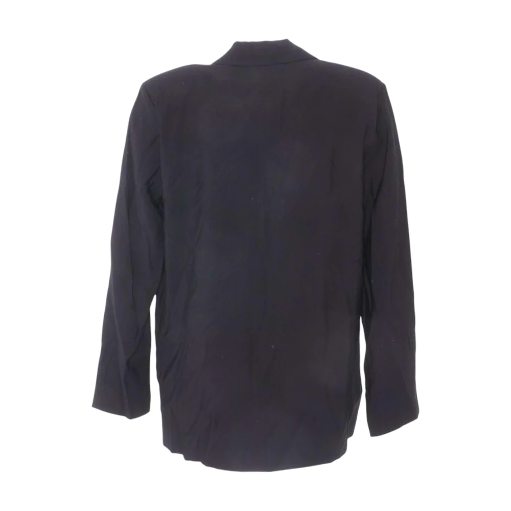 Black Solid Blazer - Image 2