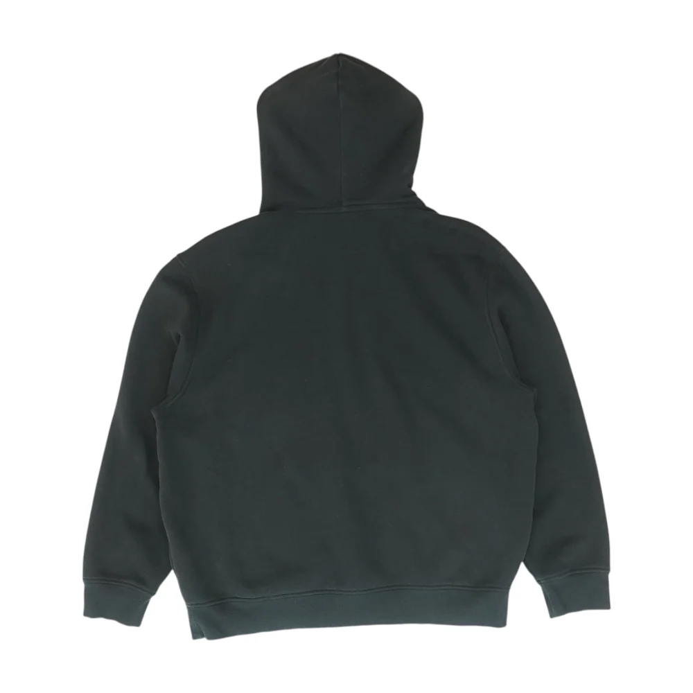 Black Solid Hoodie Pullover - Image 2