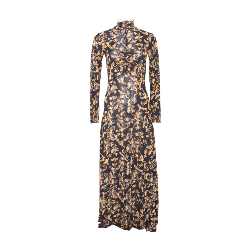 Black Floral Maxi Dress