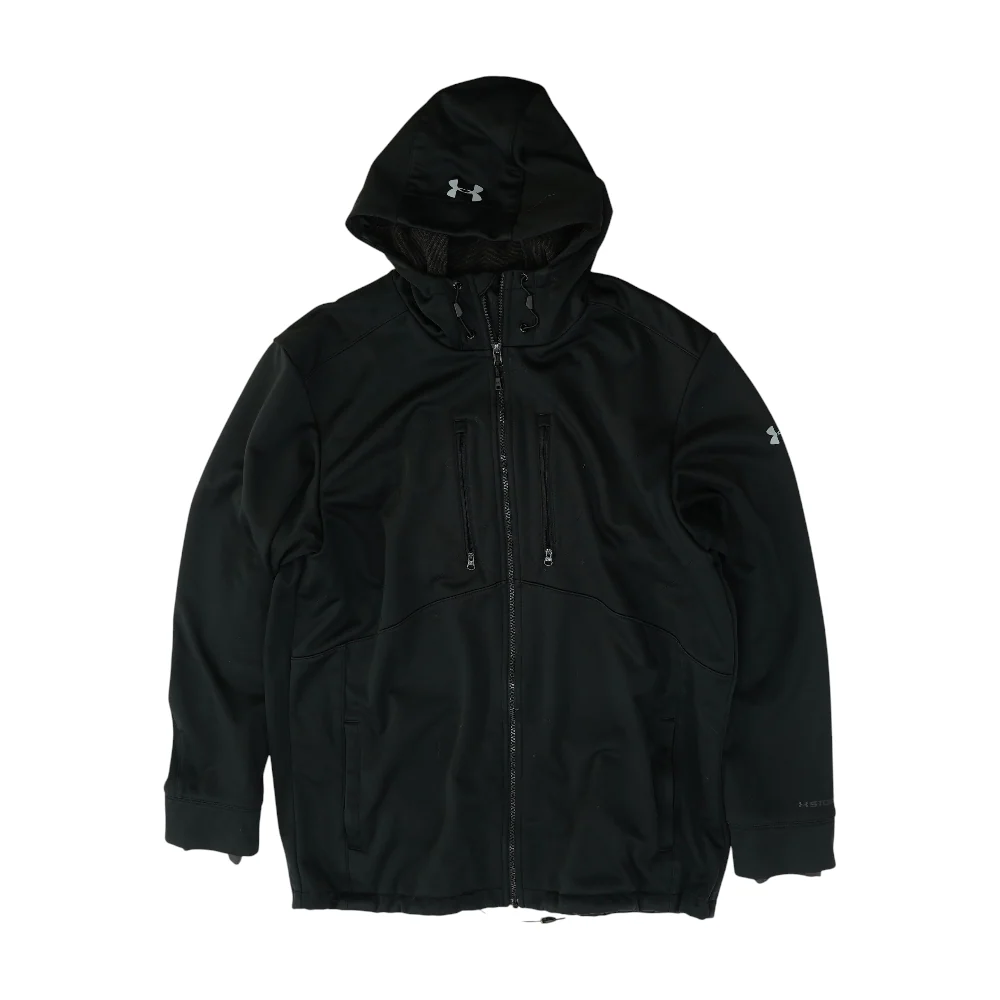 Black Solid Active Jacket