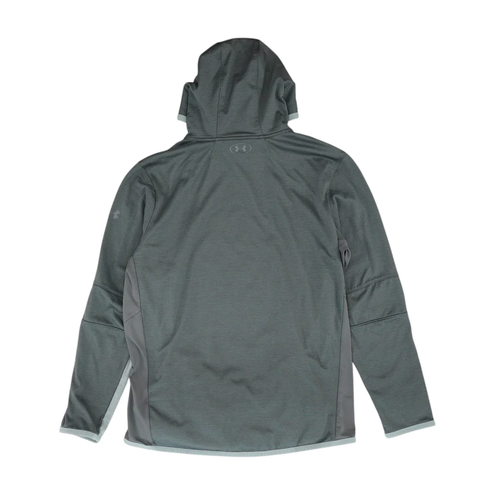 Gray Solid Hoodie Pullover - Image 2