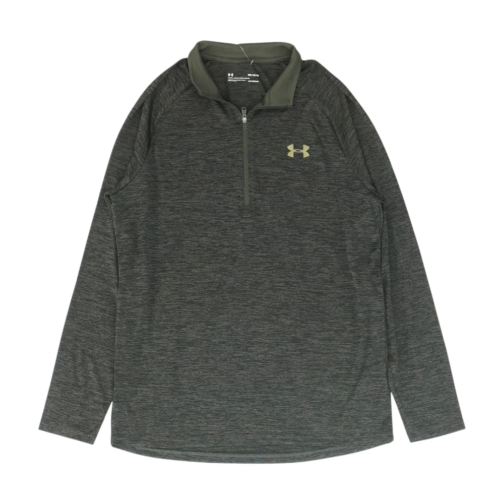 Green Abstract 1/4 Zip Pullover