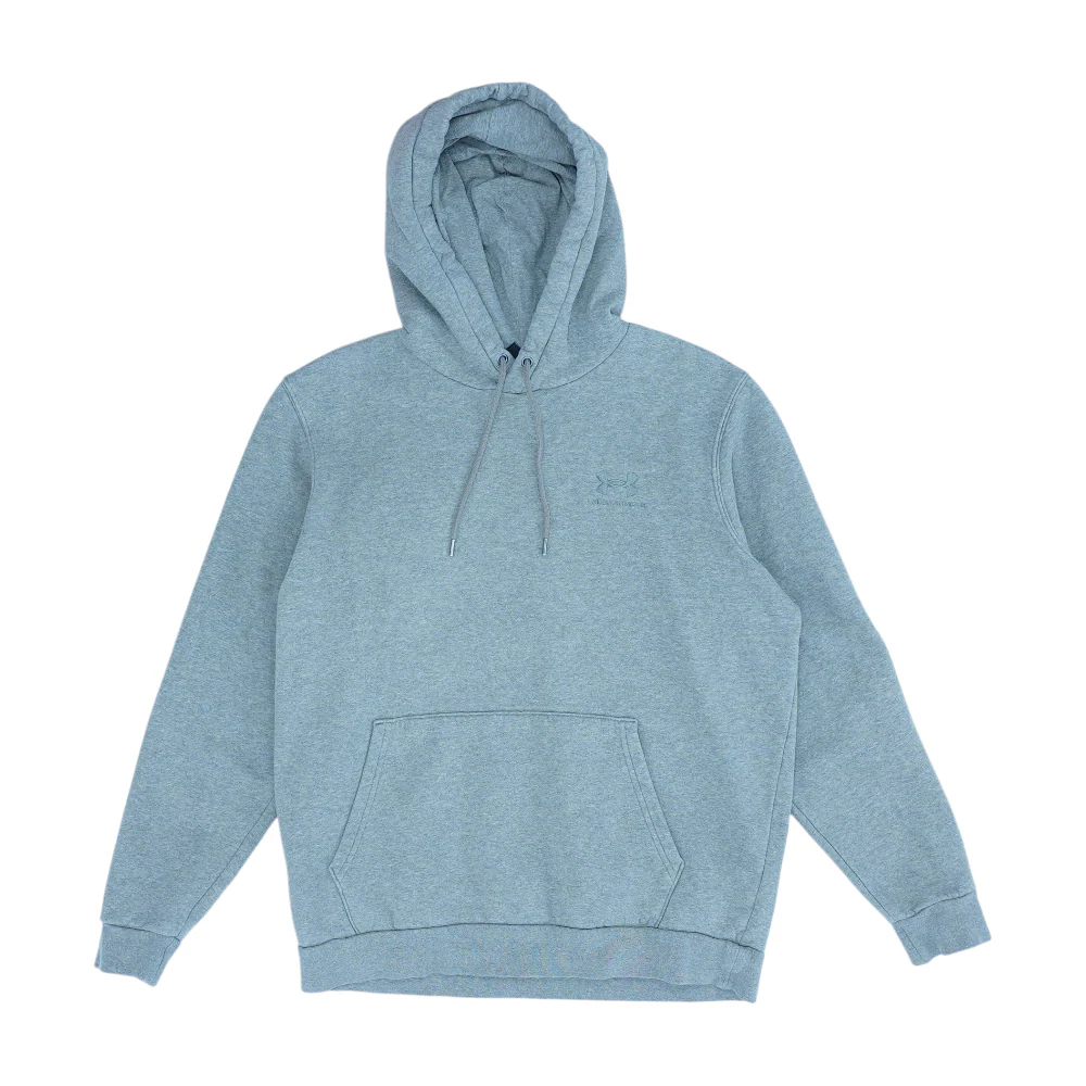 Gray Solid Hoodie Pullover