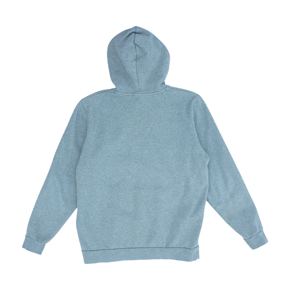 Gray Solid Hoodie Pullover - Image 2
