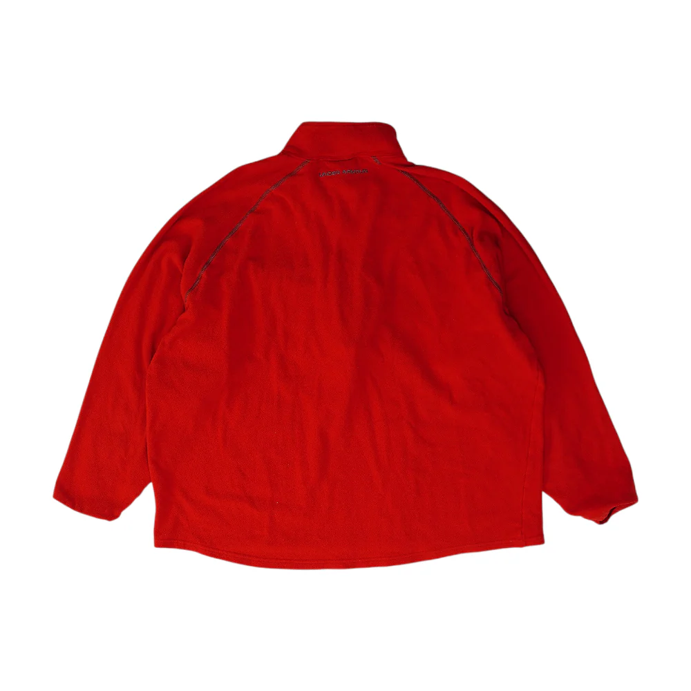 Red Solid 1/4 Zip Pullover - Image 2