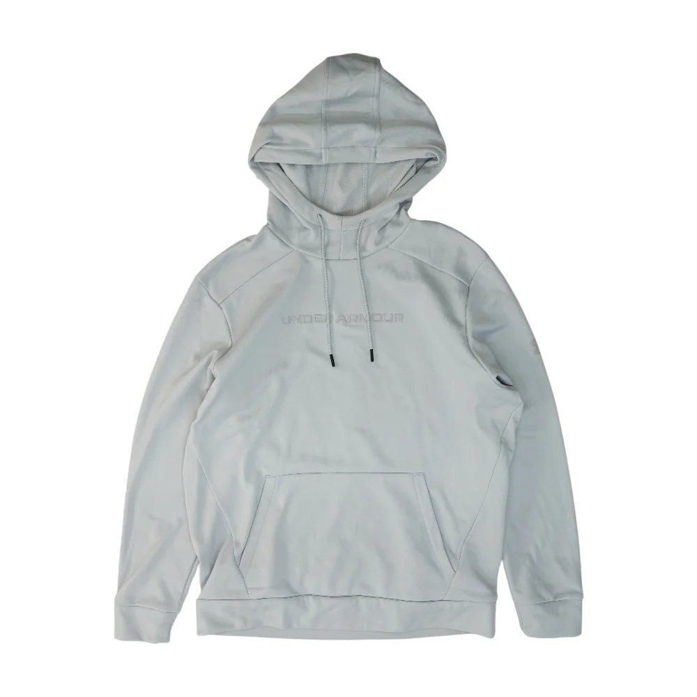 Gray Solid Hoodie Pullover