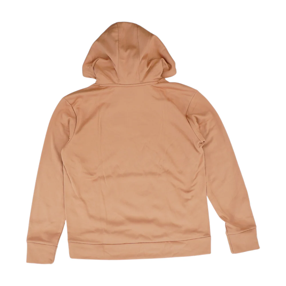 Peach Solid Hoodie Pullover - Image 2