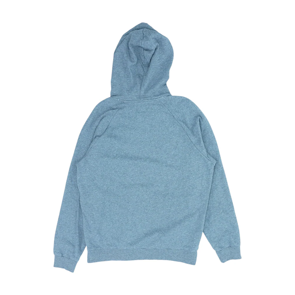 Gray Solid Hoodie Pullover - Image 2
