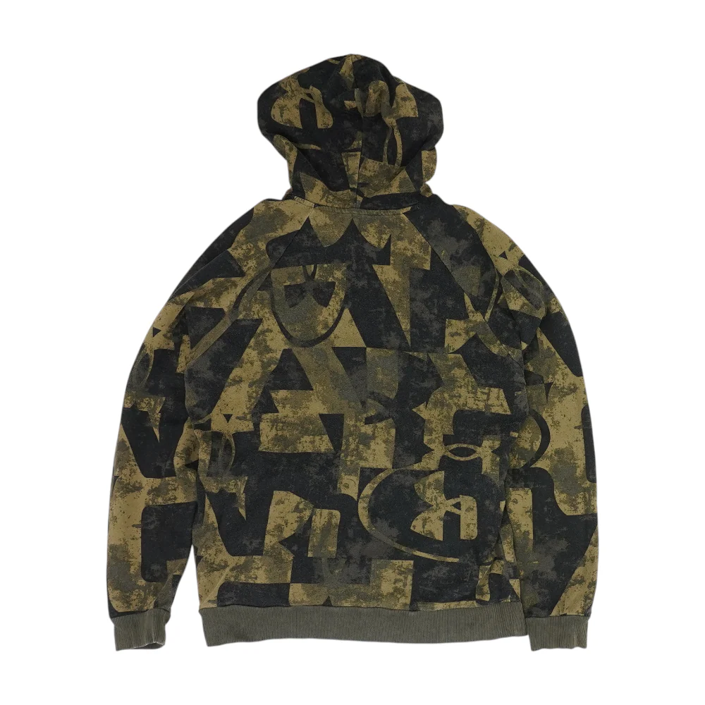Green Print Hoodie Pullover - Image 2
