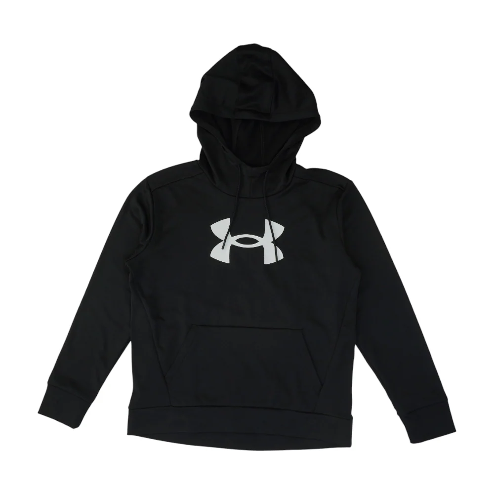 Black Solid Hoodie Pullover