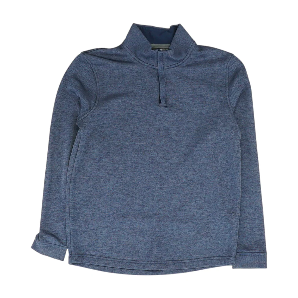 Navy Solid 1/4 Zip Pullover