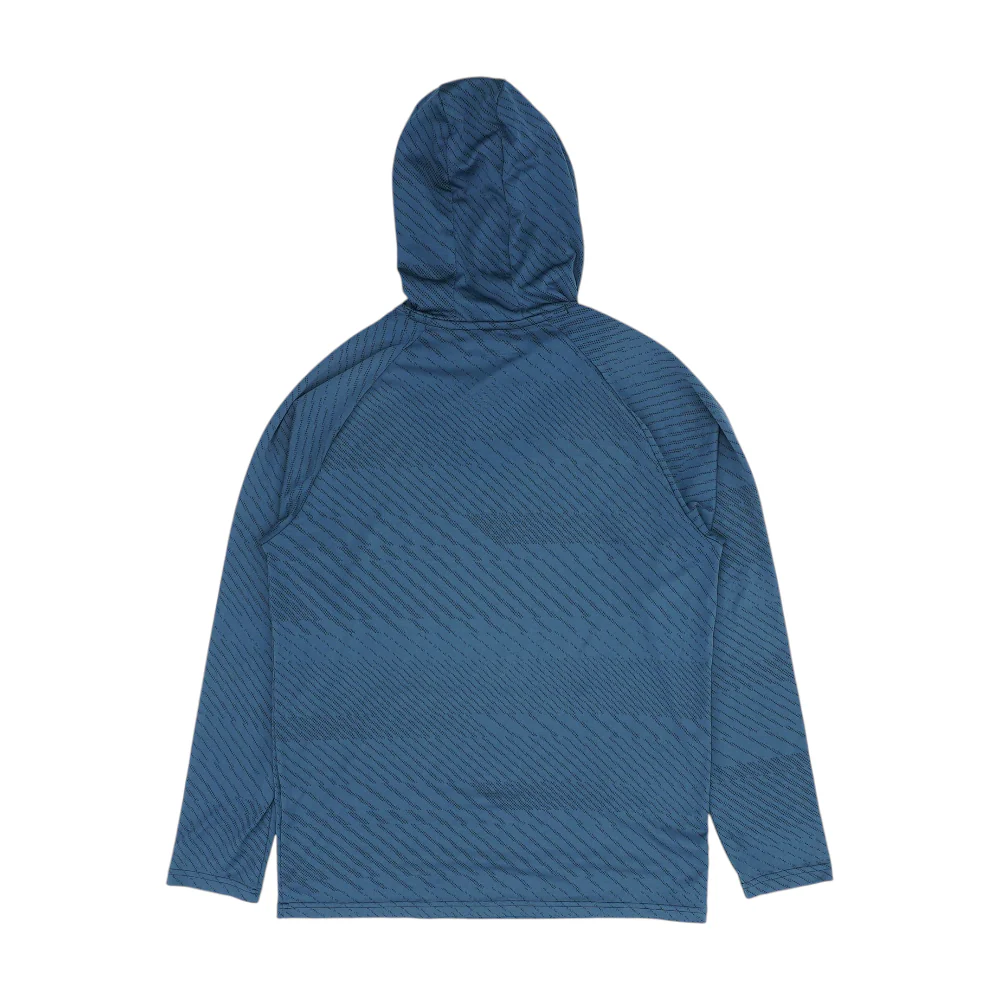 Gray Striped Hoodie Pullover - Image 2
